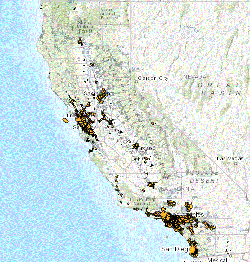map of California