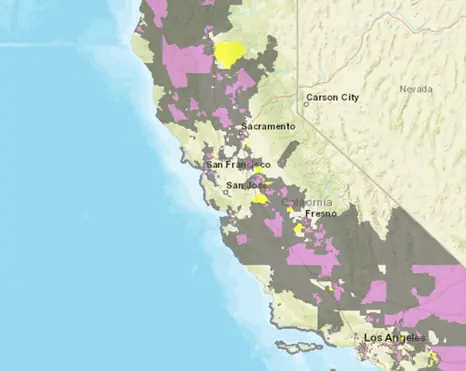 screenshot of tacpa map