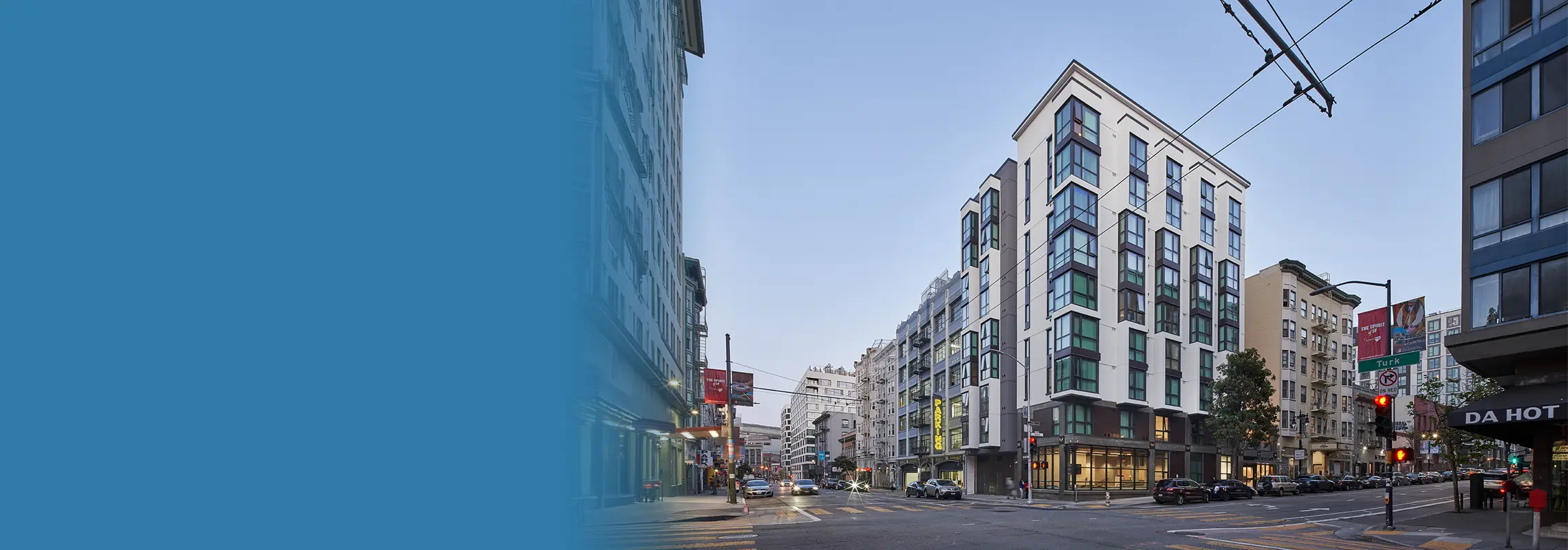 Exterior view of 180 Jones complex in San Francisco