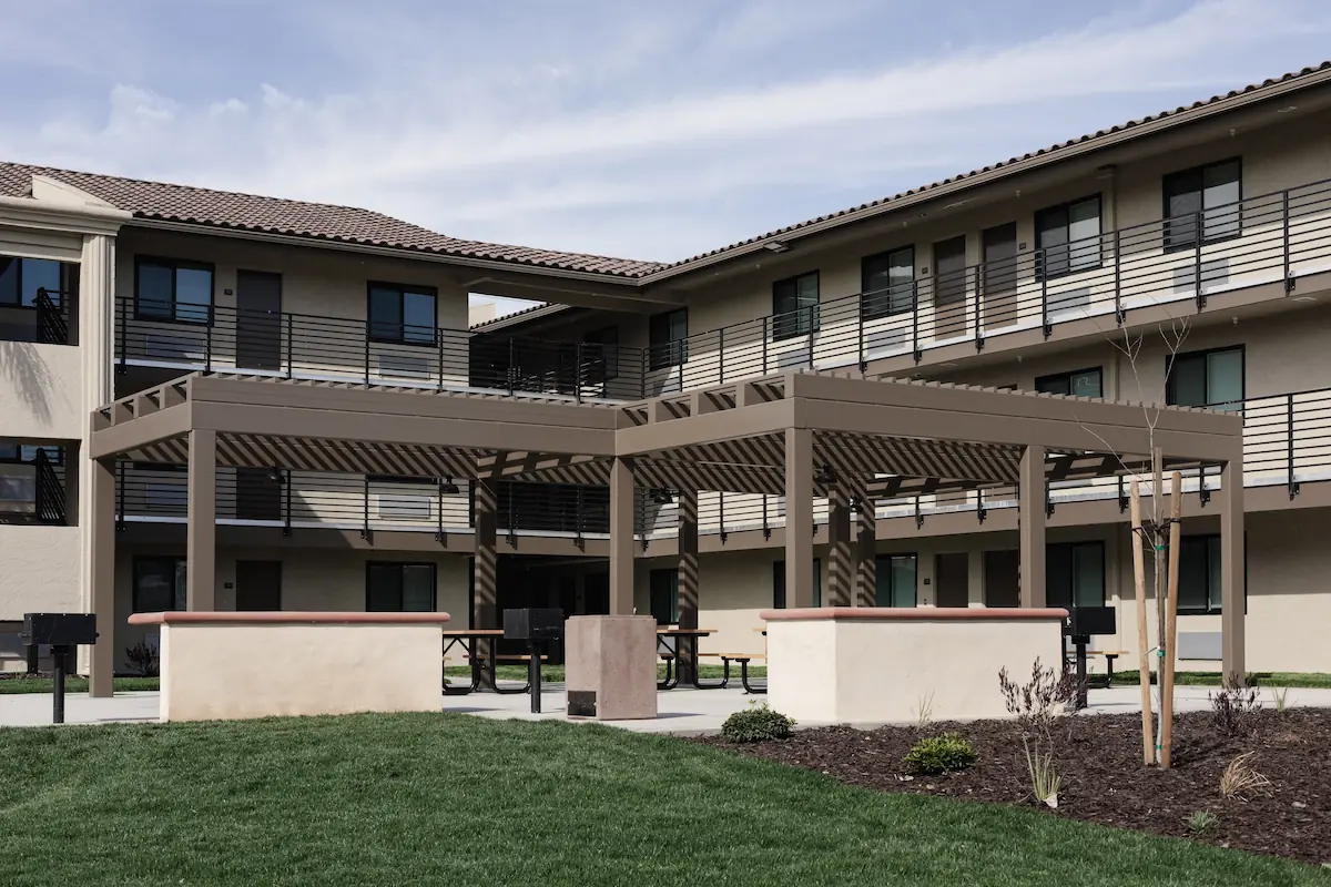 exterior view of calaveras quarters complex