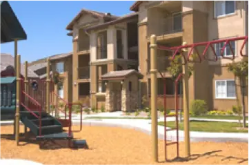 Playground at apartment complex